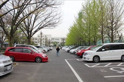 萩中公園駐車場