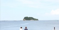 海風公園から見える猿島